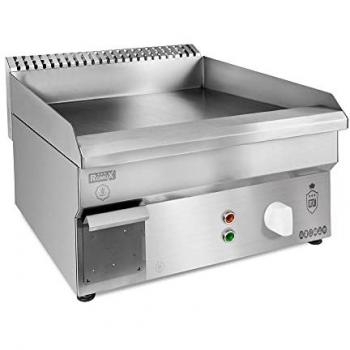 Romux® - Plancha de Acero Eléctrica 50 cm Top Sobremesa | Plancha Industrial para Hostelería de Calentamiento Rápido para un Cocinado Profesional