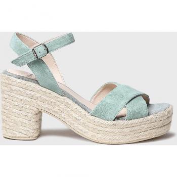 Toni Pons - Sandalias de tacón KOTA-A en ante con diseño liso y hebilla para mujer.