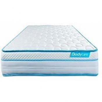 Colchón BodyZone+ 90x200 cm - Muelles ensacados, Viscoelástica 5 Zonas, Ultra Grosor 26 cm, Confort Firme
