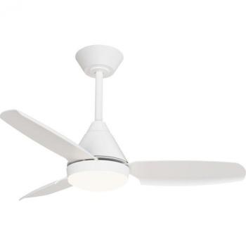 Ventilador de techo con luz LED Sulion Gull 2181660 Blanco