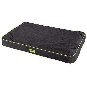 Feplast 81087017 Colchón para Perros Polo 65, Tejido Técnico Antiarañazos e Impermeable, Acolchado Extraíble, 65 x 40 x 8 Cm Negro