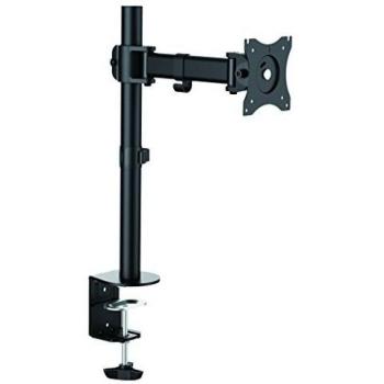 LogiLink BP0020 Black Desk Mount for 13-27 Monitors, Adjustable Arm, VESA Compatible, Max Weight 8kg