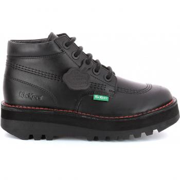 Kickers Women's Kickplatform Black Ankle Boots