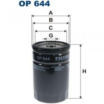 Filtron OP644 Bloque de Motor