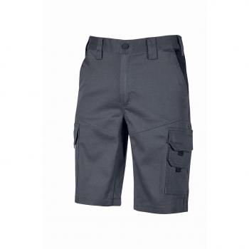 Bermuda de Trabajo Bonito U-Power en Tejido Resistente, Transpirable y Elástico - ST279GI Gris Hierro - Talla M