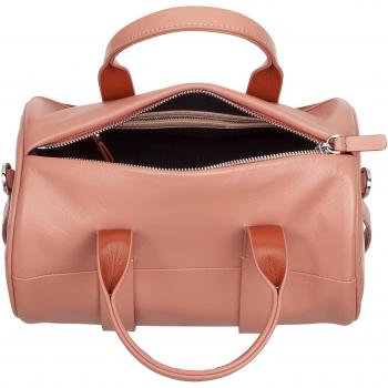 Bolso de mano multiposición de piel con cremallera