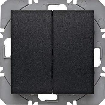 Hager - Pulsador superficie doble quicklink sm sin b antracita