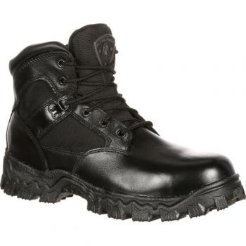 Rocky AlphaForce Men's Waterproof Public Service Boot - Size 14 Wide, Black
