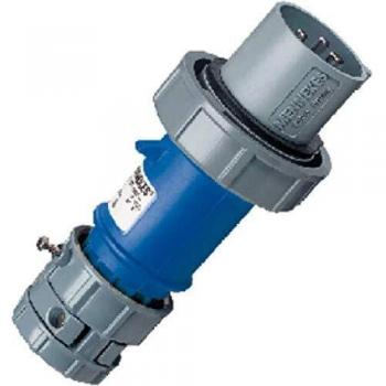 16A 3-Pin CEE Plug with IP67 Waterproof Rating, 230V (50/60Hz) - Blue