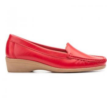 Mocasines de Mujer LA VIDA ROSA ROJO