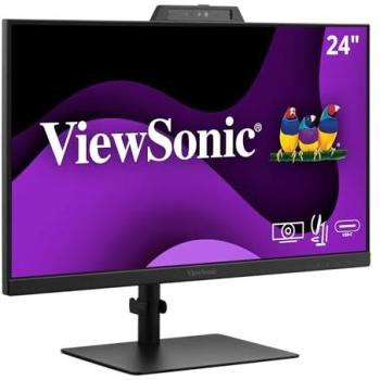 Monitor Viewsonic VG2441V 24 LED Full HD 1920 x 1080 IPS, Webcam 5MP, Altura Ajustable, HDMI, DisplayPort, USB-C, 4ms
