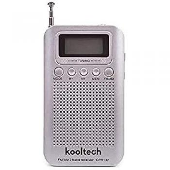 Kooltech Radio Digital PORTATIL KOOLTECH/100/CPR137, Gris, Talla única