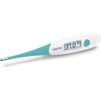 Termómetro Digital Sanitas SFT 08 de Contacto, Sin Cristal, Modelo Compacto y Ligero