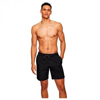Bañador Corto BOSS Whale para Hombre, Negro, Casual, Poliamida Sostenible, Talla S