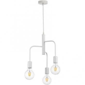 Lámpara de techo MANTIS 3 luces de metal blanco