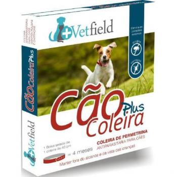 VetField Correa y Collar Antiparasitario Ectoparasitic Plus para Perros de Razas Pequeñas (Small Breed) - Incluye correa y collar antiparasitario, tamaño pequeño (40 cm)