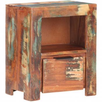 Reclaimed Wood Bedside Cabinet 15.7x11.8x19.7