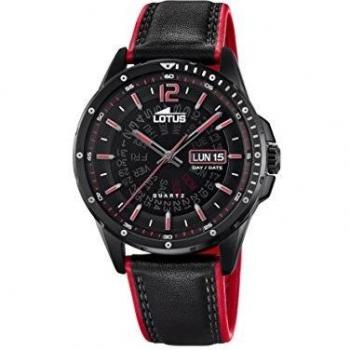Lotus Mens Analogue Quartz Watch with Leather Strap 18525/3