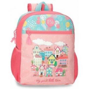 Mochila Preescolar Roll Road My Little Town Adaptable con Bolsillos Laterales