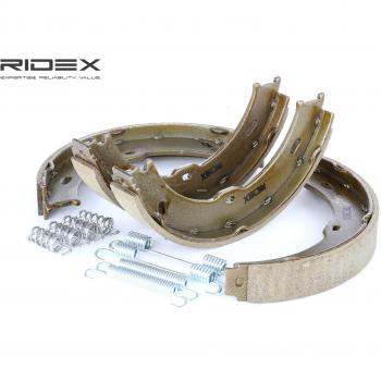 Juego de zapatas de freno RIDEX 70B0140 para VW y MERCEDES-BENZ, incluye accesorios, medidas 180mm x 25mm