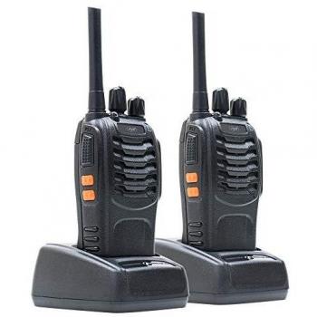 Radio portatil PNI PMR R40 Pro, 2 Piezas, 0.5W, ASQ, Tot, Monitor, programable, baterías de 1200mAh, Cargadores y Auriculares incluidos