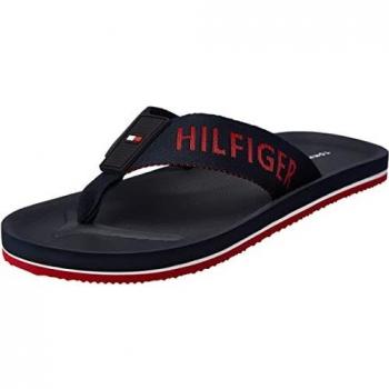 Tommy Hilfiger Classic Comfort Beach Sandal, Chanclas Hombre, Cielo del Desierto, 41 EU
