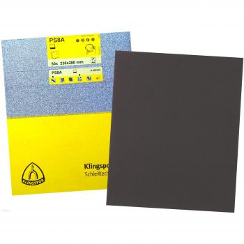 Lijadora de Papel Impermeable PS8A 230x280mm Grano 1200 - Paquete de 50 Unidades Klingspor