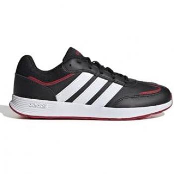 Zapatillas adidas Tensaur Switch JH8651 negras para niños (38), planas, con cordones, casuales y de moda infantil