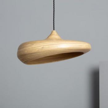 Lámpara Colgante de Bambú Shuka Kero Natural 140xØ400 mm - Decoración para Salón, Habitación y Dormitorio