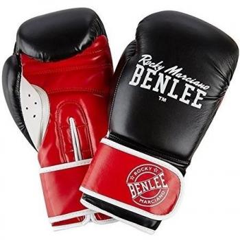 BENLEE Rocky Marciano Carlos Guantes de Boxeo, Unisex Adulto, Negro, Rojo y Blanco, 300 ml