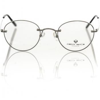 Frankie Morello Gray Metallic Fibre Frame Eyeglasses