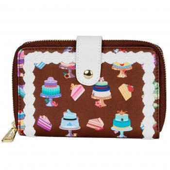 Cartera Loungefly Disney Princess Cakes Zip Around Wallet