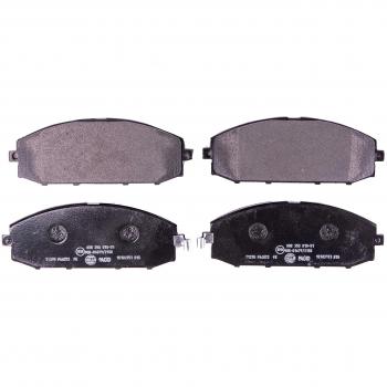 Juego de pastillas de freno HELLA 8DB 355 010-511 para Nissan Patrol con advertencia acústica de desgaste