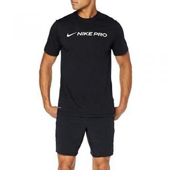 NIKE M Nk Dry tee Pro T-Shirt, Hombre, Black, L