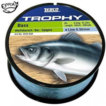 Zebco Trophy Sea Bass - 450 m - Ø 0,30 mm - 15 lbs