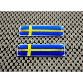 Bandera de Suecia 3d adhesivo Set