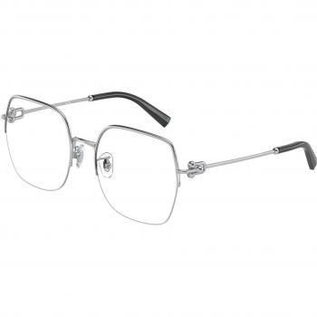 Tiffany & Co. TF1153D Asian Fit 6001 Gafas Recetadas para Mujer Plateadas, Armazones de 56 mm, ajuste asiático, diseño elegante y sofisticado