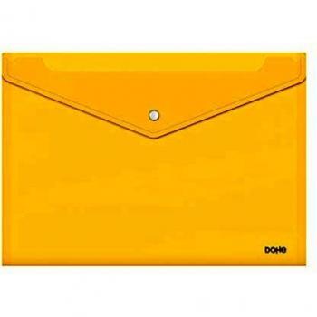 Dohe - Sobre Broche Polipropileno Cristal Folio+ Amarillo
