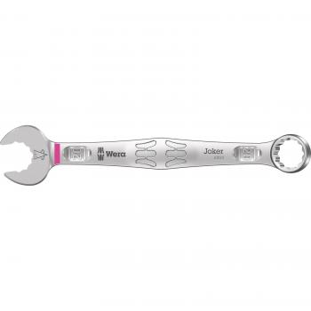 Llave combinada Joker 6003 de anillo y boca, tamaño 20 mm, longitud 230 mm, fabricada en acero con forma a cv