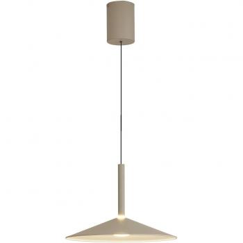 Lámpara colgante CALICE LED gris ceniza Ø 32 cm regulable en altura 16W