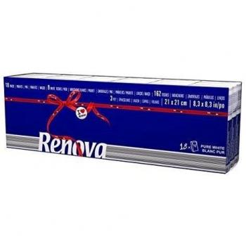 Renova Pañuelos de bolsillo Red Label Blanco Puro - 18 paquetitos
