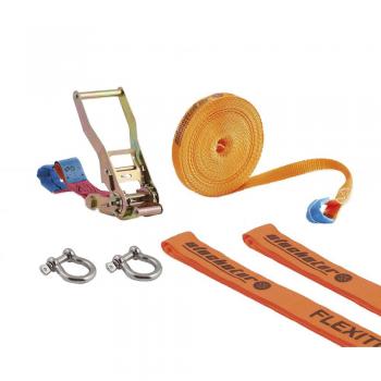 Slackstar SL81773-15 - Cincha de escalada, color naranja, talla 15 m