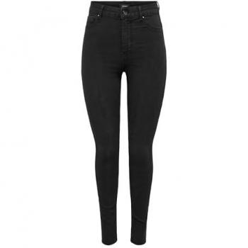 ONLY Mila-Iris High Waist Skinny Jeans for Women in Washed Black - Size 6 Regular