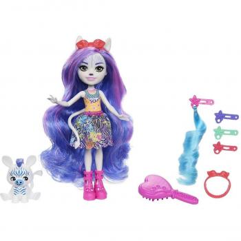 Enchantimals Glam Party Zemirah Zebra Muñeca con Accesorios Mattel HNV28