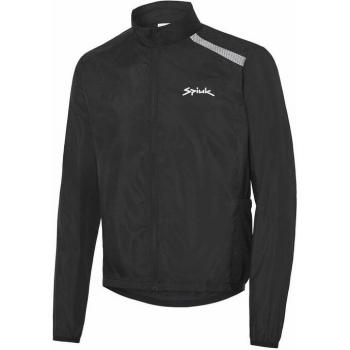 Chaqueta cortavientos de ciclismo unisex Spiuk Anatomic negra - Talla L