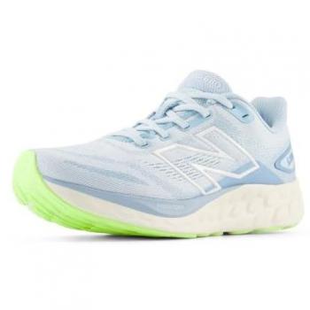 New Balance Women's Fresh Foam 680v8 Running Shoes - Blue/White/Green, Size 6 (36.5)