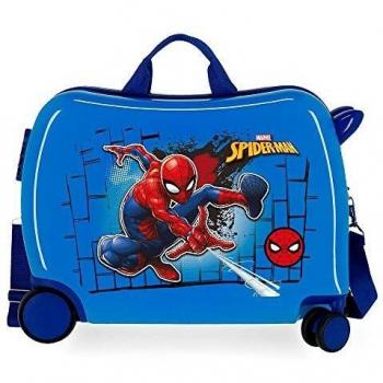 Marvel Spiderman Red Maleta Infantil Azul 50x39x20 cms Rígida ABS Cierre combinación 38L 2,1kgs 4 Ruedas Equipaje de Mano