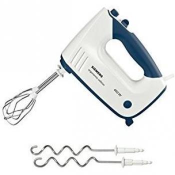 Siemens MQ96400 Ergonomic Edition - Batidora de varillas, 450 W, color blanco y azul