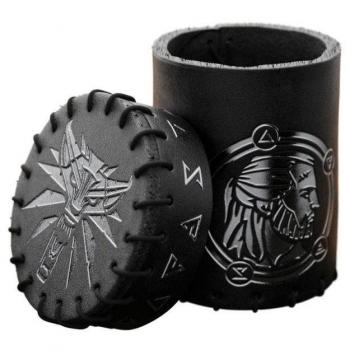 Q-workshop The Witcher Dice Cup. Geralt Cubilete de dados Cuero 1 pieza(s)