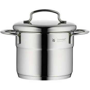 Cacerola Alta Mini WMF Ø 12 cm con Tapa, Acero Inoxidable, 1 L